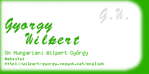 gyorgy wilpert business card