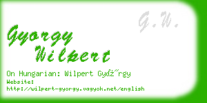 gyorgy wilpert business card